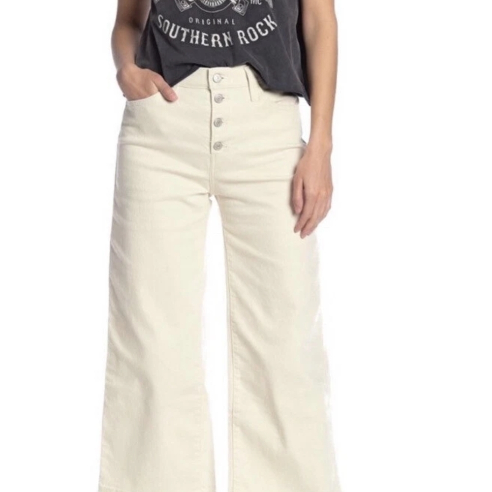 Levi’s Mile High Cropped Wide Leg Jeans